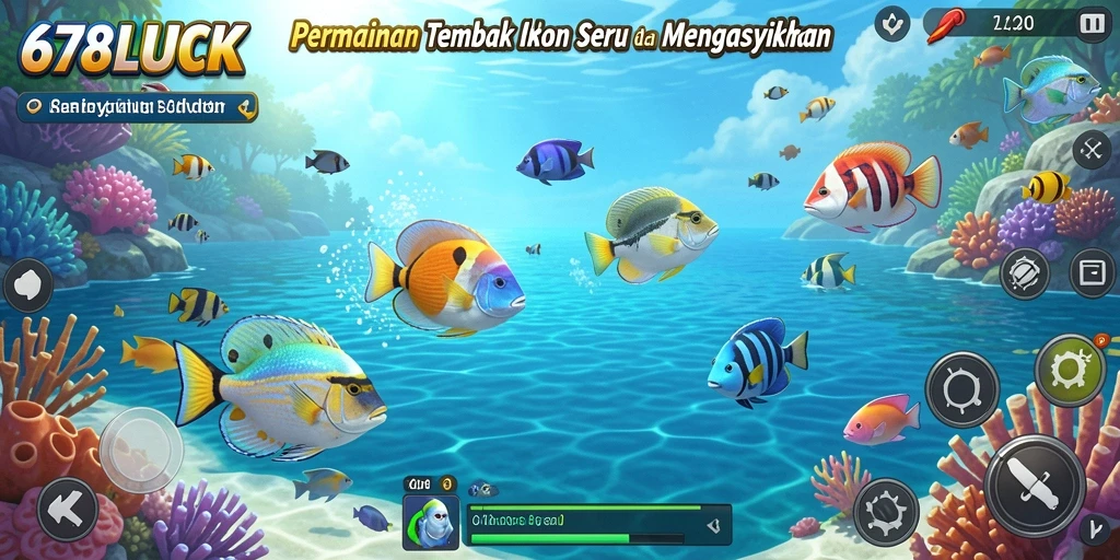 Gameplay seru Tembak Ikan di 678LUCK.
