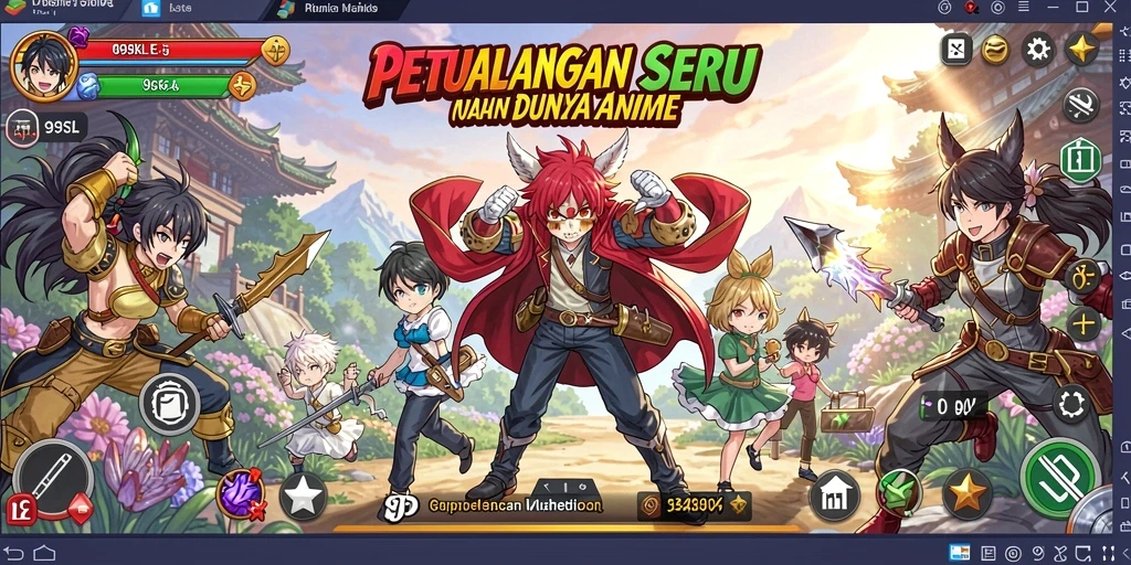 Tampilan gameplay 99SLL yang memukau dari dunia Anime.