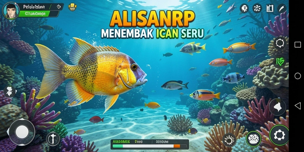 Screenshot gameplay Tembak Ikan ALISANRP yang menarik.