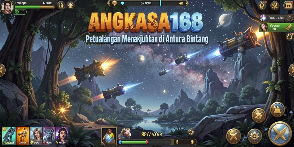 Gameplay menakjubkan di ANGKASA168 dengan eksplorasi luar angkasa.