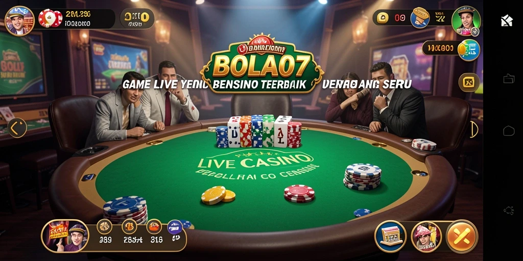 Tampilan screenshot BOLA07 yang menampilkan dealer profesional dan permainan menarik.