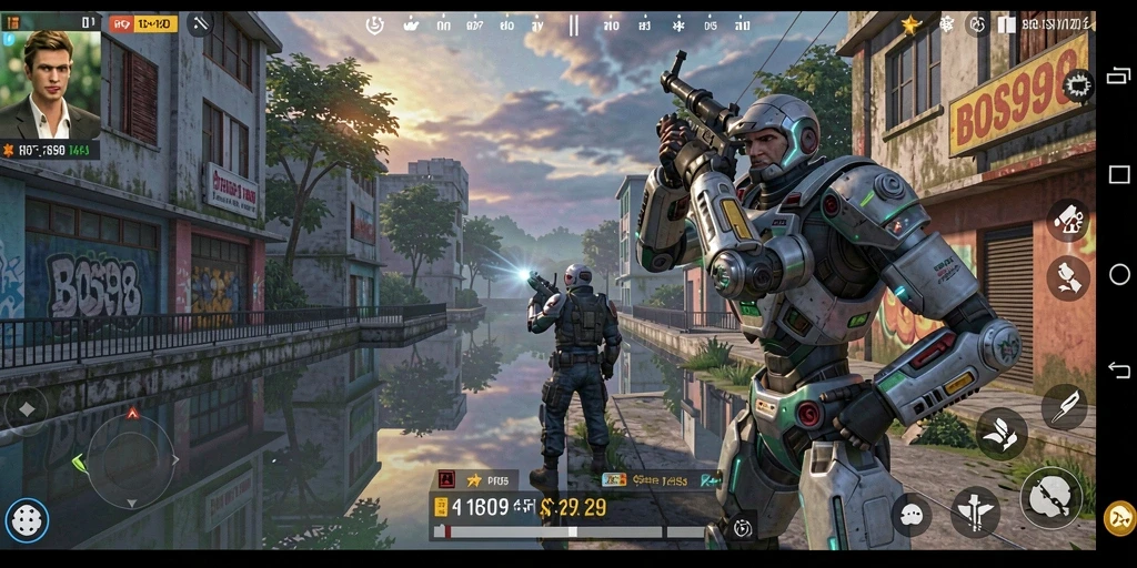 Tampilan gameplay BOS898 menampilkan simulasi yang realistis dan interaktif.