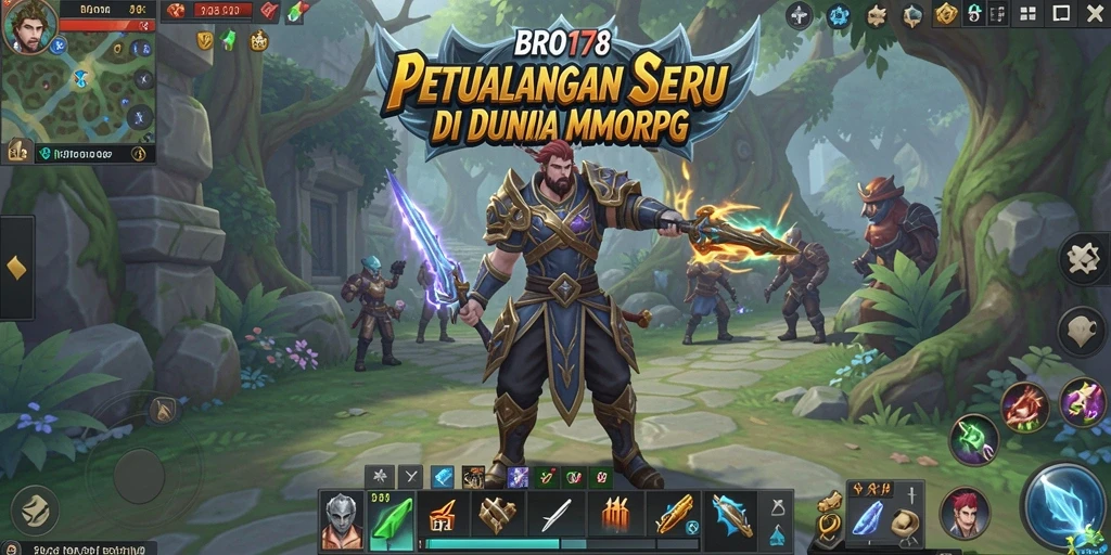 Screenshot aksi epik di dunia MMORPG BRO178.