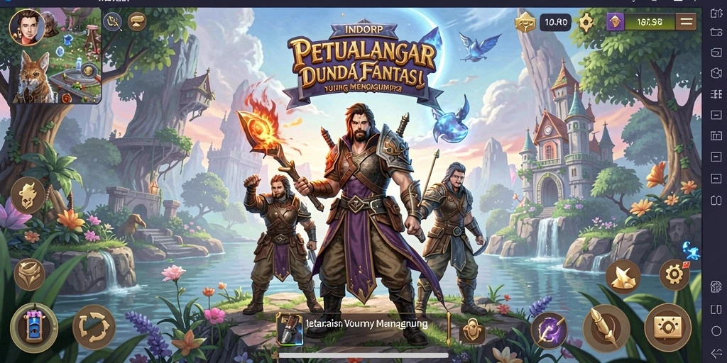 Tampilan gameplay INDORP yang menarik dan interaktif.
