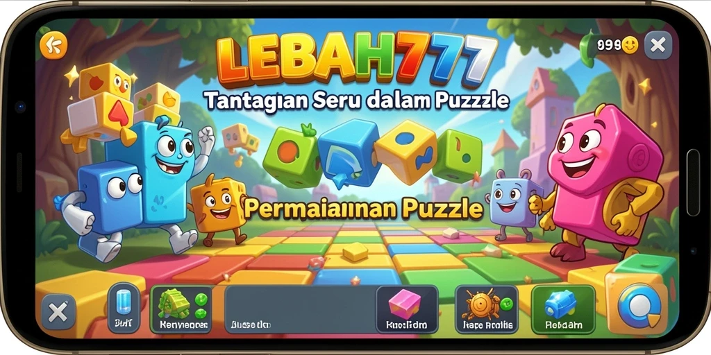 Tampilan gameplay Puzzle yang menantang dan menarik di LEBAH777.