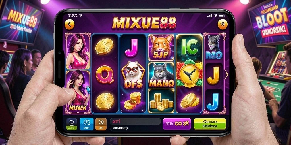Tampilan gameplay Slot yang menarik dari MIXUE88.