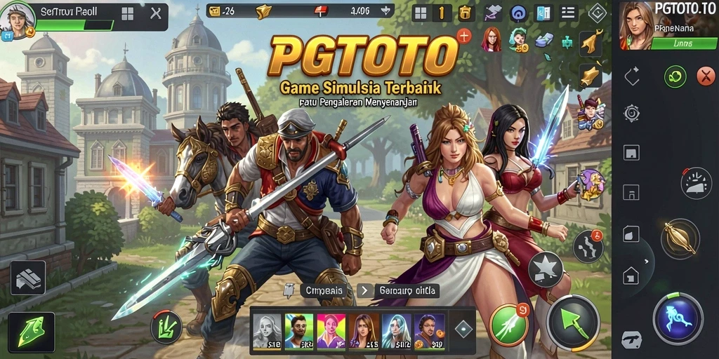 Tampilan menarik dari gameplay PGTOTO yang menggambarkan simulasi kehidupan.