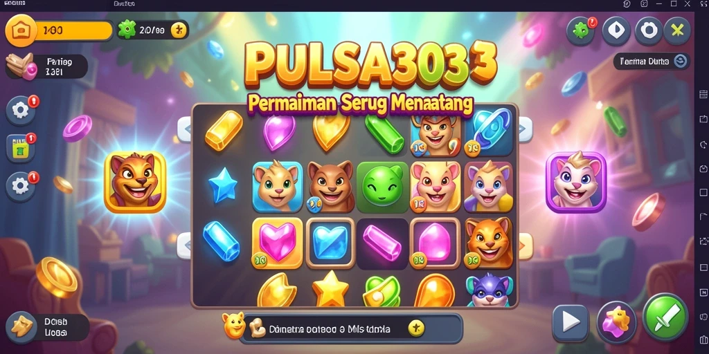 Tampilan menarik dari gameplay PULSA303 yang seru dan penuh warna.