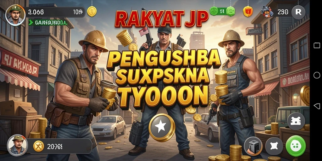 Tampilan gameplay RAKYATJP yang menarik dan interaktif.