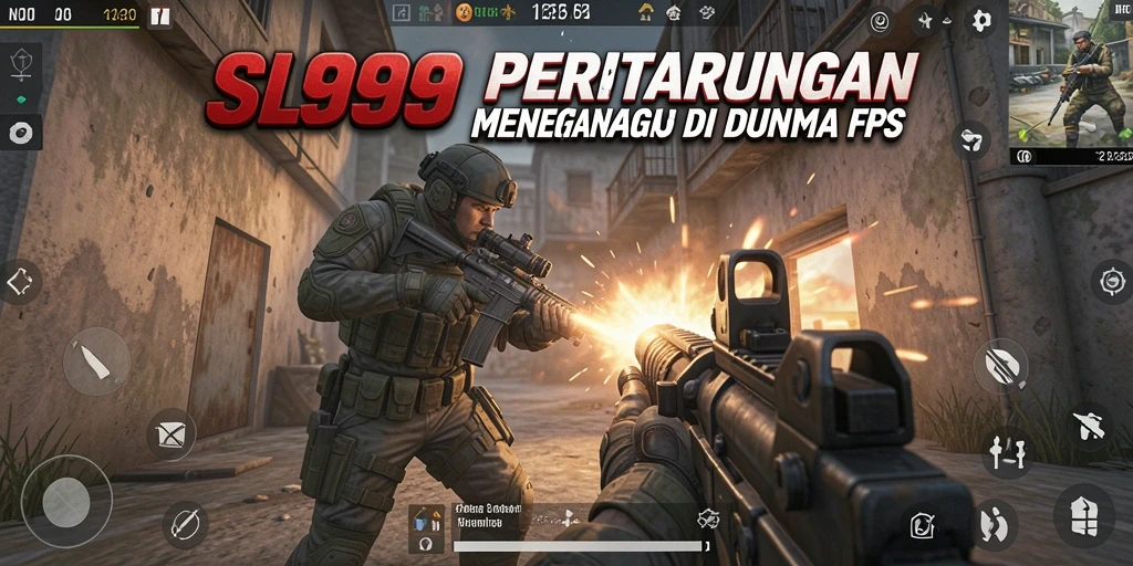 Screenshot gameplay SL999 menunjukkan momen pertarungan yang mendebarkan.